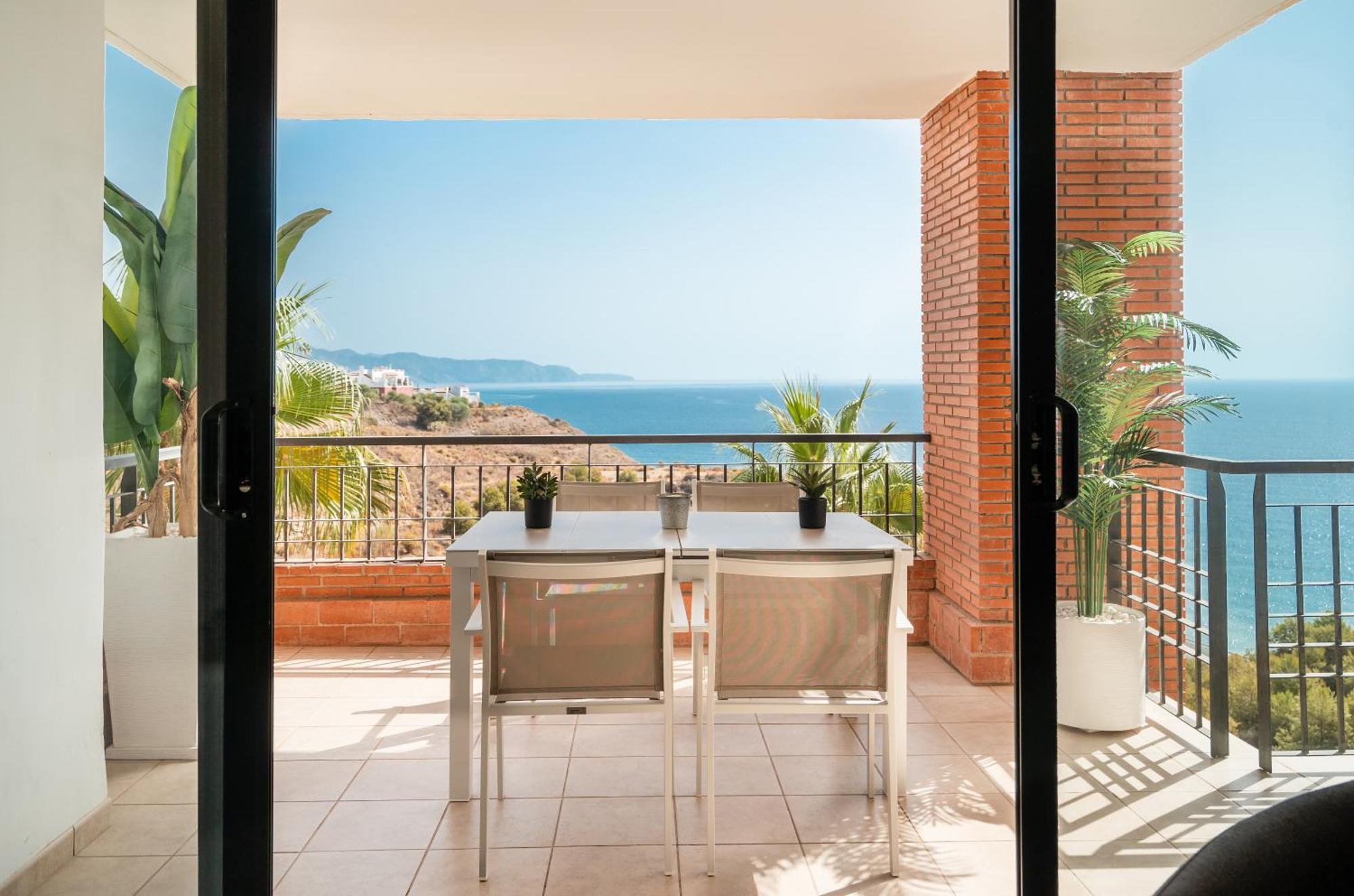 Apartamento de lujo con impresionantes vistas al mar en Torrox Costa Exterior foto